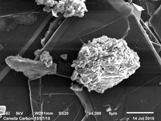 SEM Images Provided by Third Party of Thermally Upgraded Material