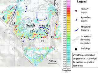 VTEM-based Exploration Targets, East Block